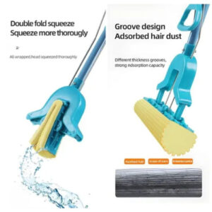 Multi-Purpose Foldable Floor Cleaning Squeeze Mop Wiper